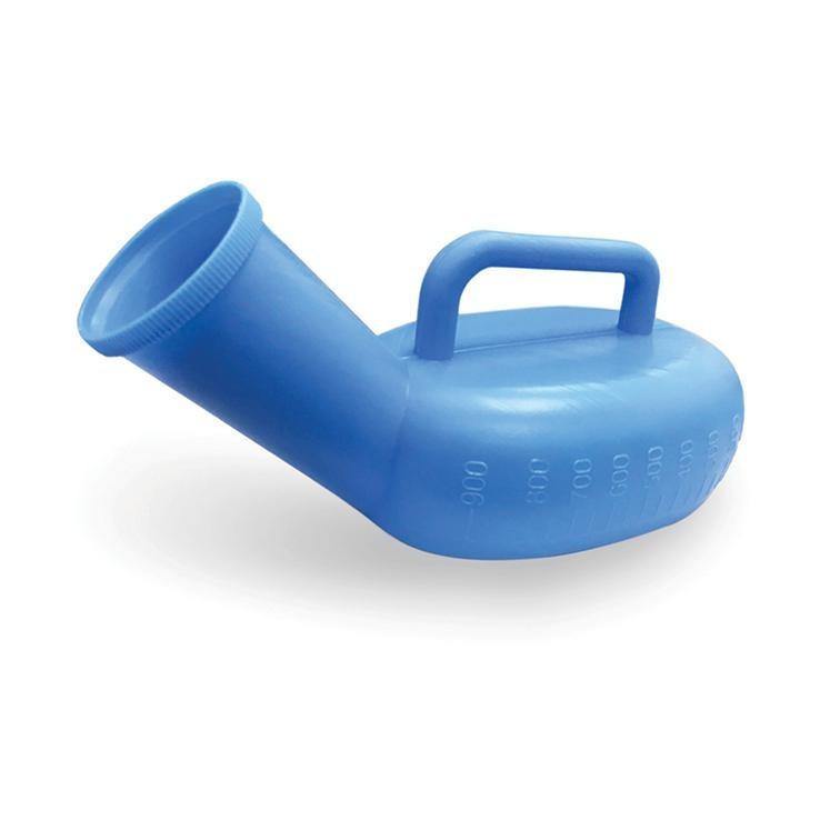Plastic Male Urinal (Blue) - Lifeline Corporation