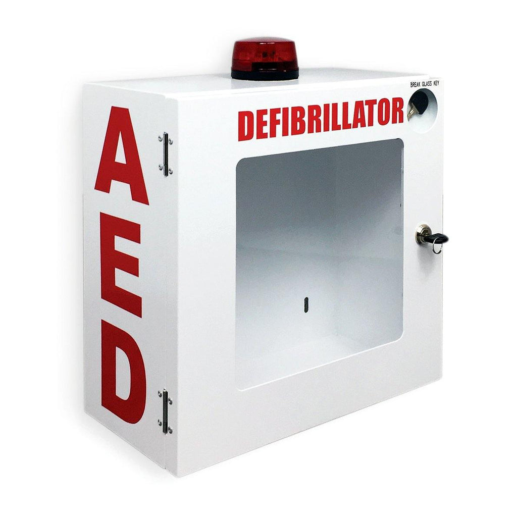 AED Wall Mount Enclosure With Alarm - Lifeline Corporation